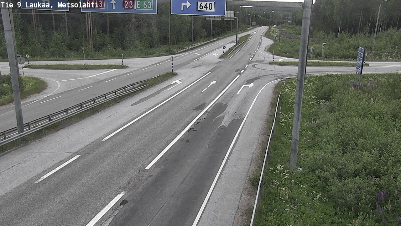 Kelikamerat Kuva Tie 9 Laukaa, Metsolahti, Laukaa, Keski-Suomi