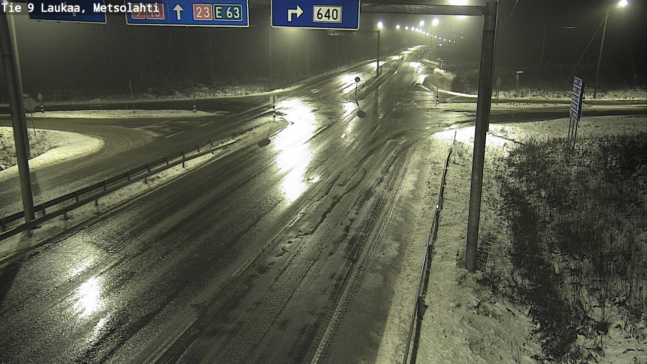 Weather Camera Image Väg 9 Laukaa, Metsolahti, Laukaa, Keski-Suomi