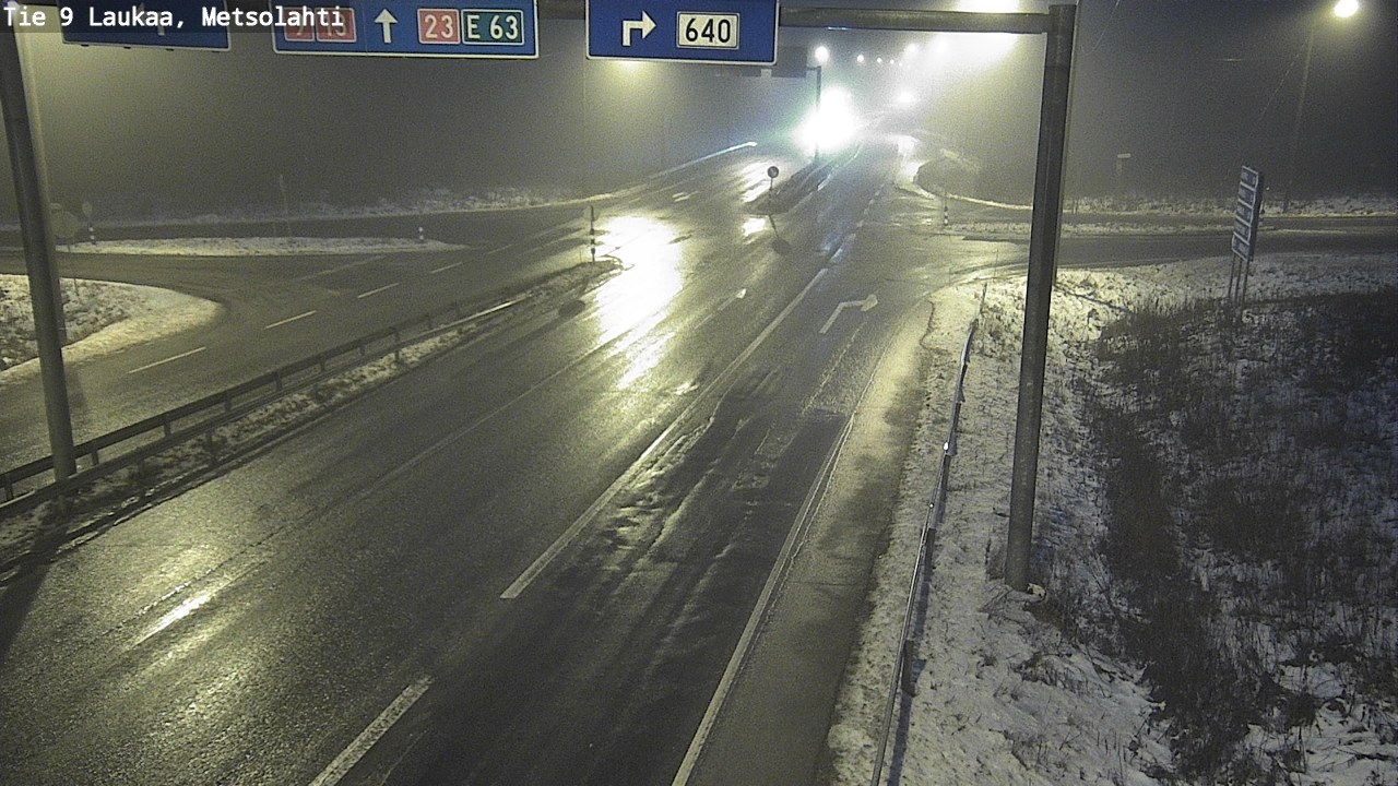 Weather Camera Image Väg 9 Laukaa, Metsolahti, Laukaa, Keski-Suomi