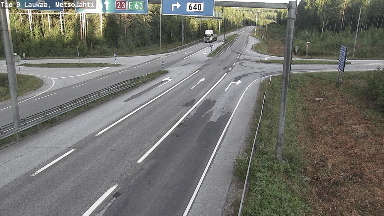 Weather Camera Image Road 9 Laukaa, Metsolahti, Laukaa, Keski-Suomi