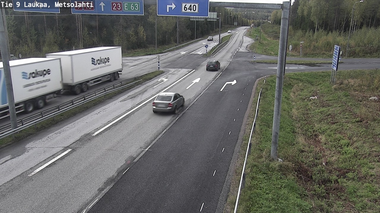 Weather Camera Image Road 9 Laukaa, Metsolahti, Laukaa, Keski-Suomi