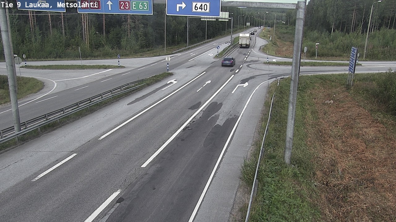 Weather Camera Image Road 9 Laukaa, Metsolahti, Laukaa, Keski-Suomi