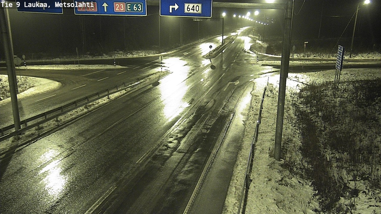 Weather Camera Image Väg 9 Laukaa, Metsolahti, Laukaa, Keski-Suomi