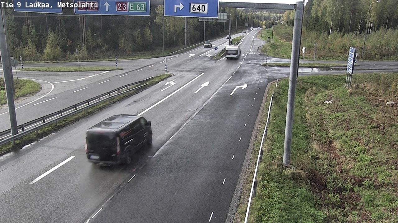 Weather Camera Image Road 9 Laukaa, Metsolahti, Laukaa, Keski-Suomi