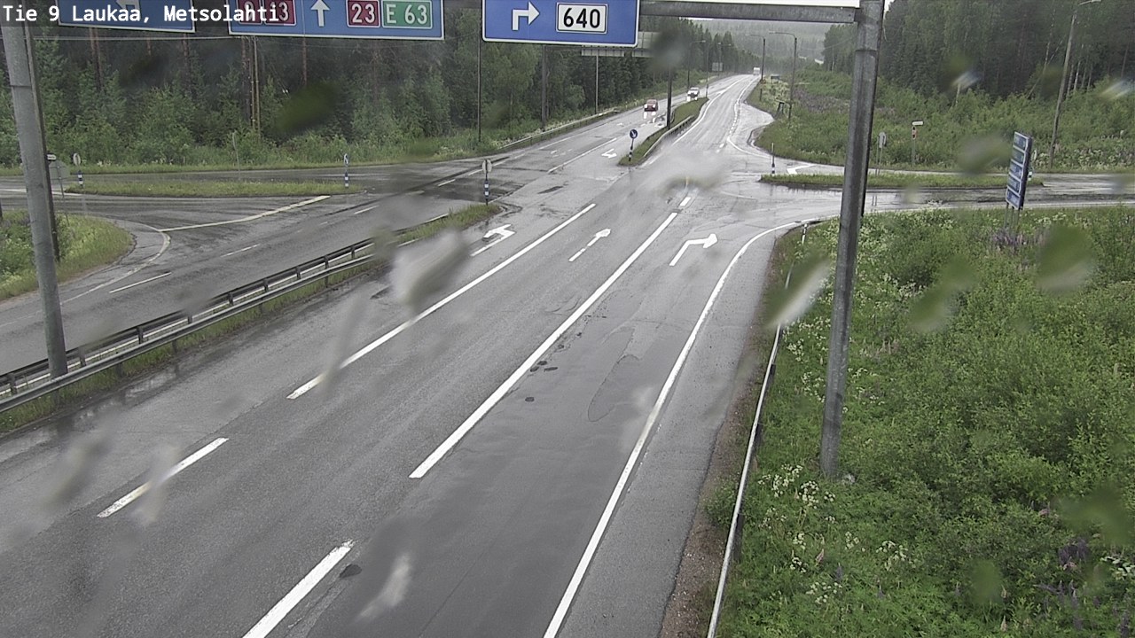 Weather Camera Image Road 9 Laukaa, Metsolahti, Laukaa, Keski-Suomi
