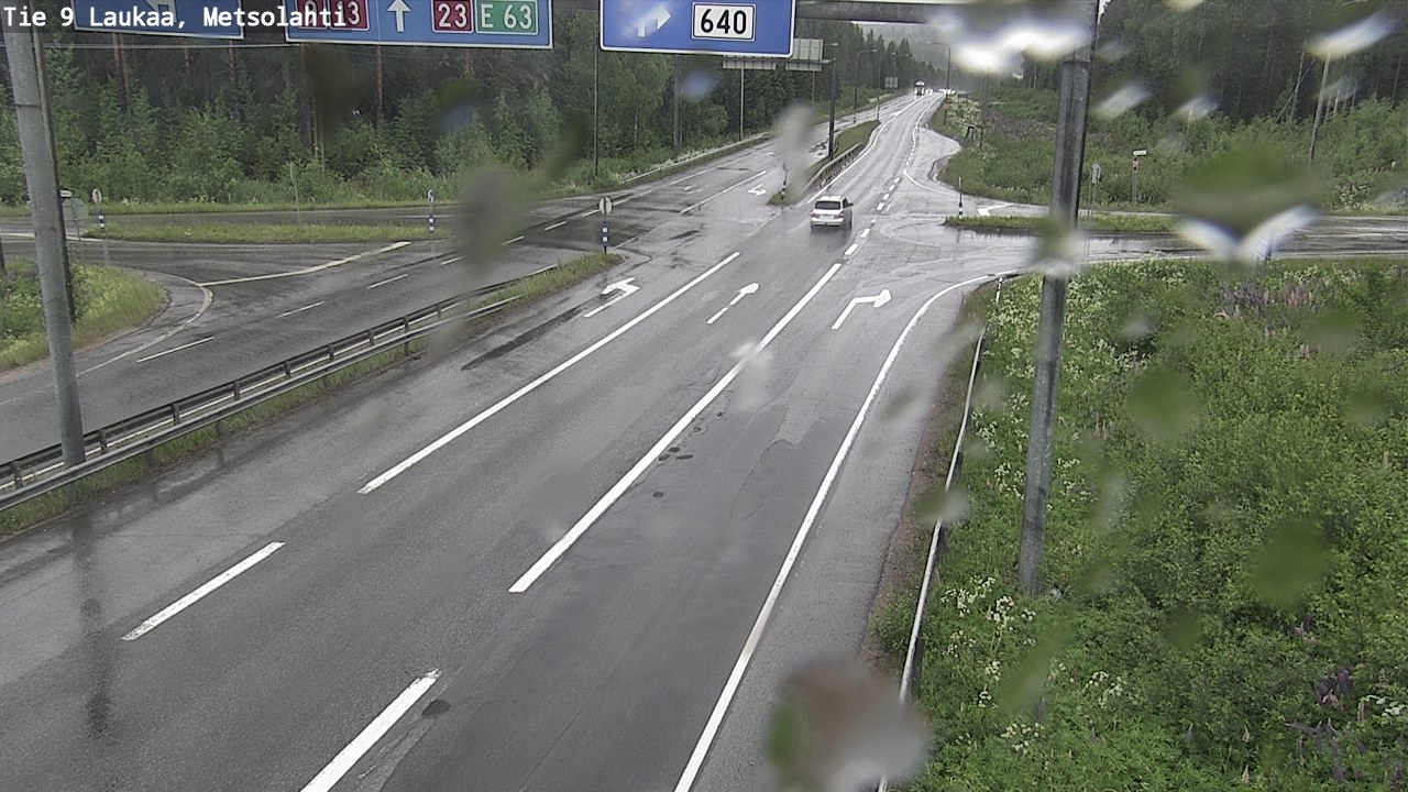 Weather Camera Image Road 9 Laukaa, Metsolahti, Laukaa, Keski-Suomi