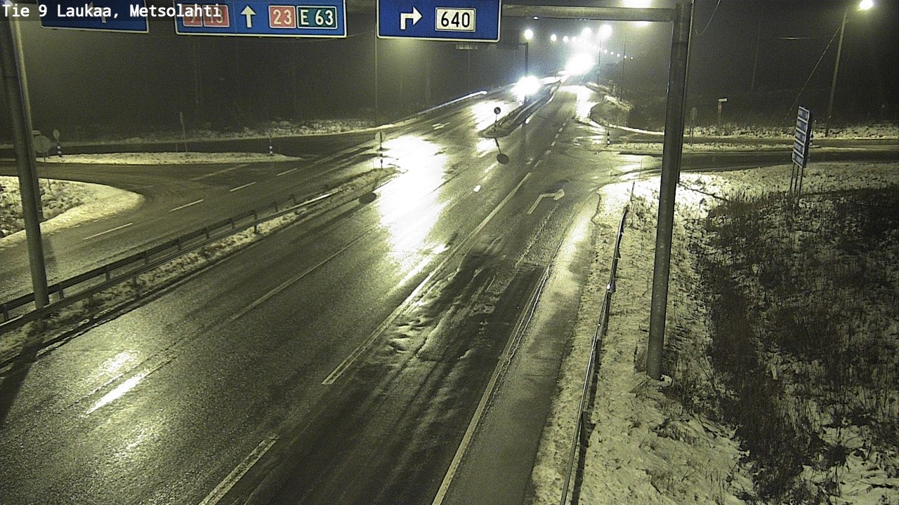 Weather Camera Image Väg 9 Laukaa, Metsolahti, Laukaa, Keski-Suomi
