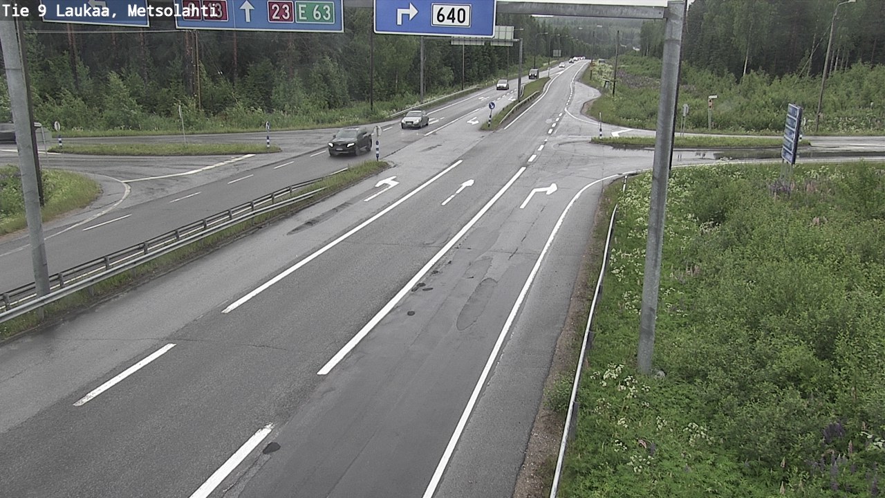 Weather Camera Image Road 9 Laukaa, Metsolahti, Laukaa, Keski-Suomi
