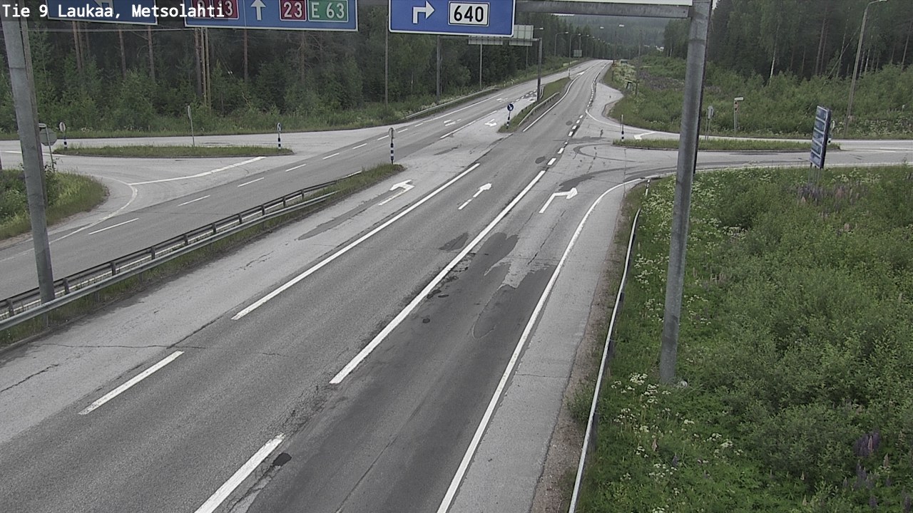 Kelikamerat Kuva Tie 9 Laukaa, Metsolahti, Laukaa, Keski-Suomi