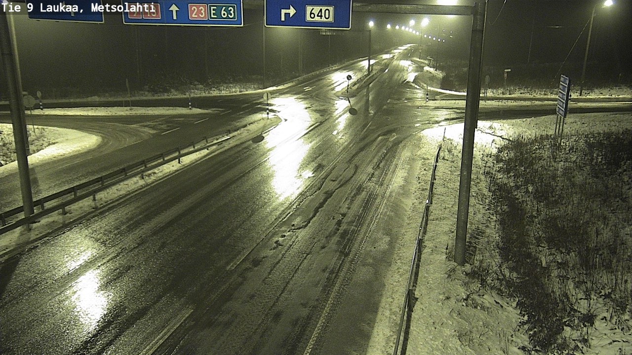 Weather Camera Image Väg 9 Laukaa, Metsolahti, Laukaa, Keski-Suomi