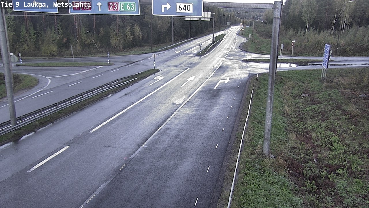 Weather Camera Image Road 9 Laukaa, Metsolahti, Laukaa, Keski-Suomi