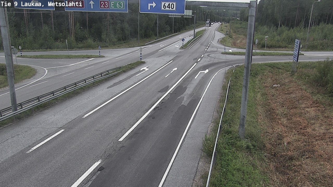 Weather Camera Image Road 9 Laukaa, Metsolahti, Laukaa, Keski-Suomi