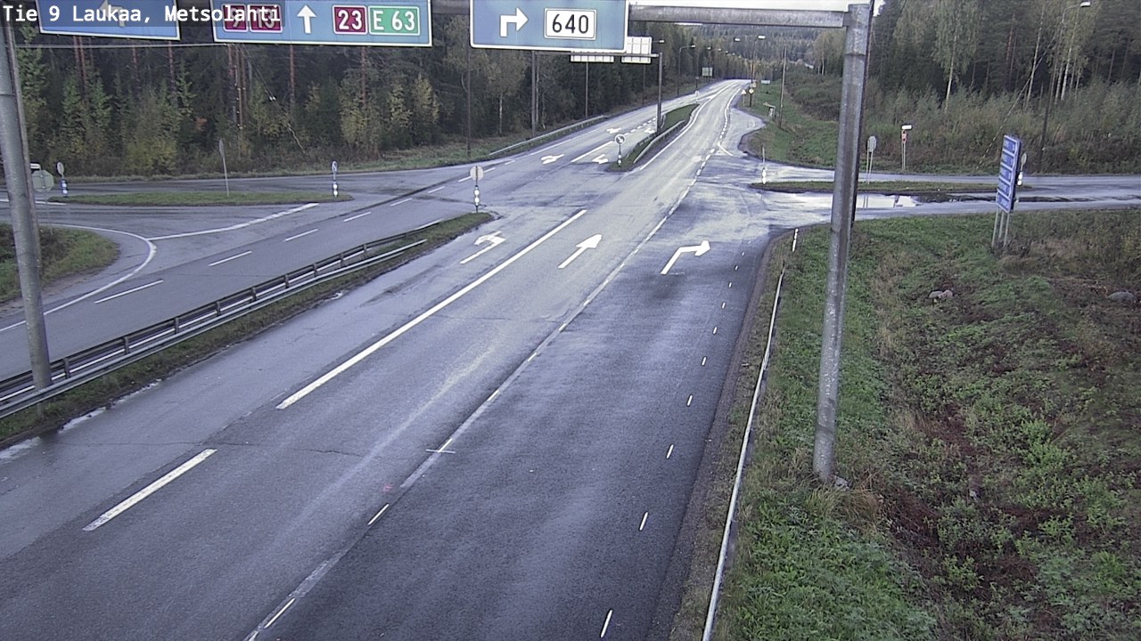 Weather Camera Image Road 9 Laukaa, Metsolahti, Laukaa, Keski-Suomi