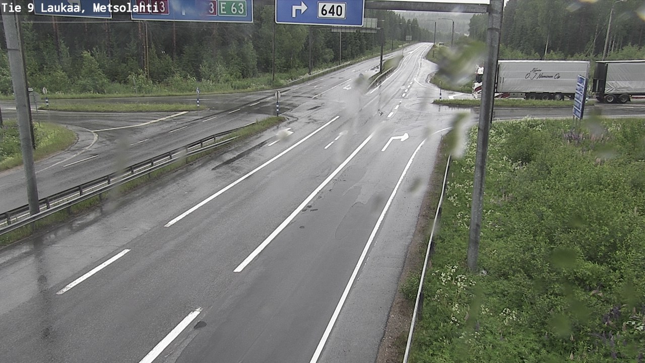 Weather Camera Image Road 9 Laukaa, Metsolahti, Laukaa, Keski-Suomi
