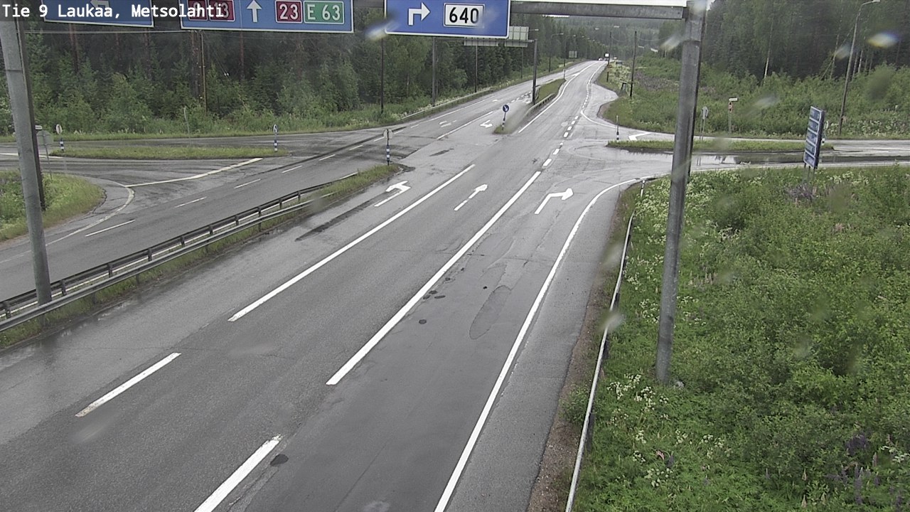 Weather Camera Image Road 9 Laukaa, Metsolahti, Laukaa, Keski-Suomi