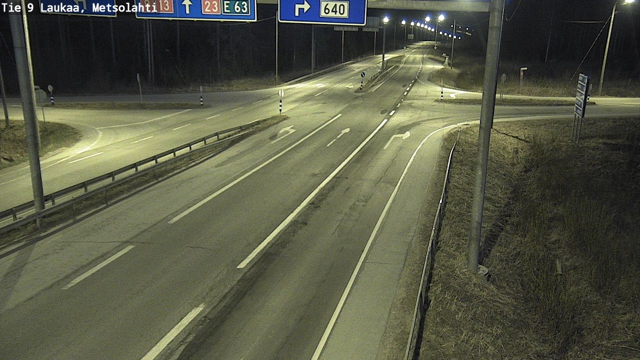 Weather Camera Image Road 9 Laukaa, Metsolahti, Laukaa, Keski-Suomi