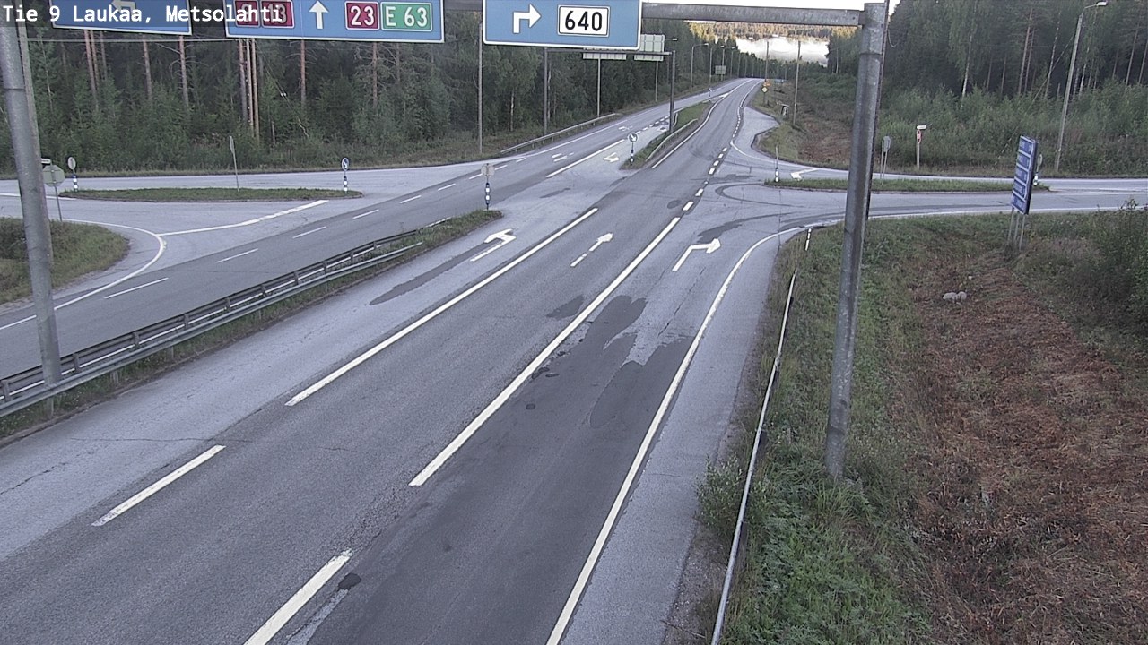 Weather Camera Image Road 9 Laukaa, Metsolahti, Laukaa, Keski-Suomi