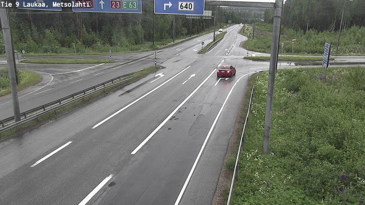 Weather Camera Image Road 9 Laukaa, Metsolahti, Laukaa, Keski-Suomi