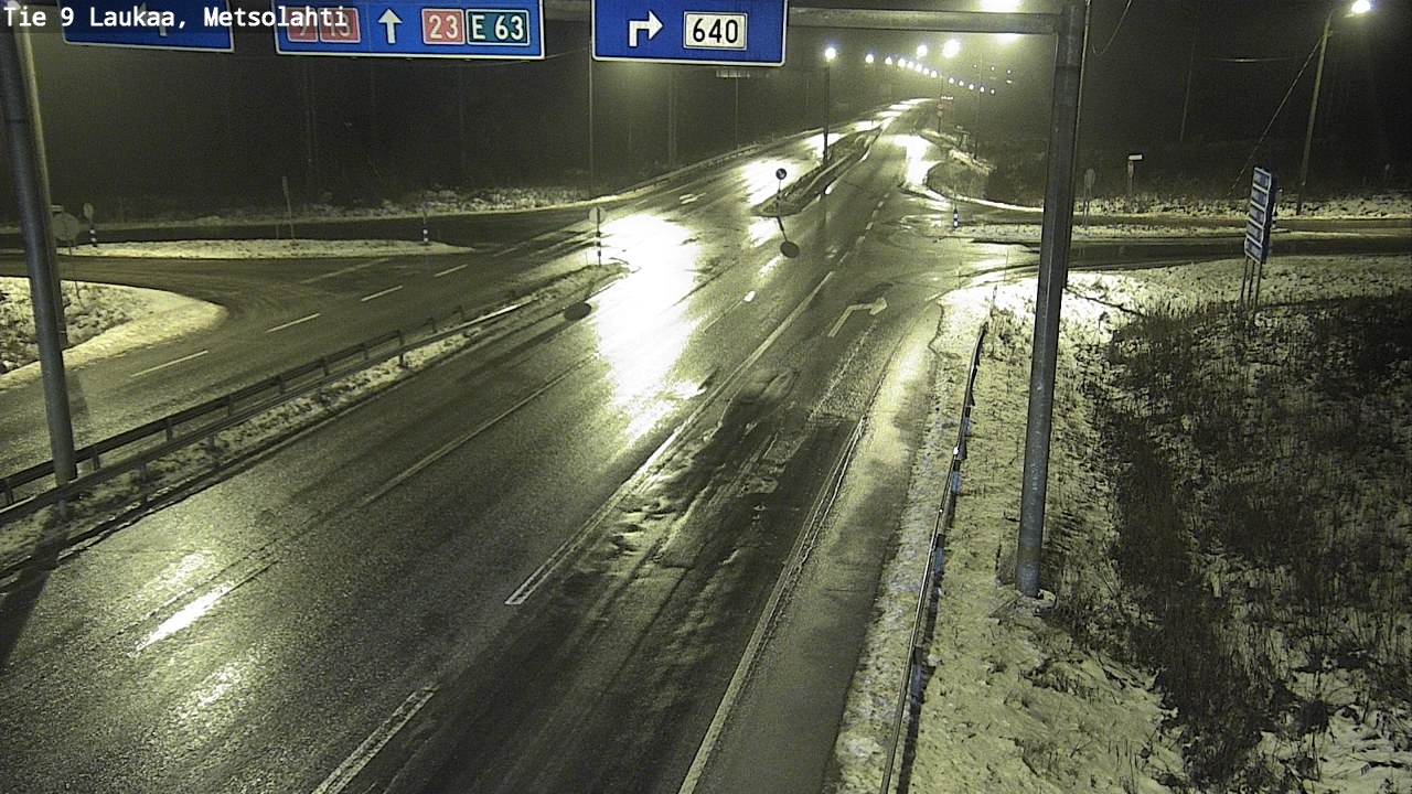 Weather Camera Image Väg 9 Laukaa, Metsolahti, Laukaa, Keski-Suomi