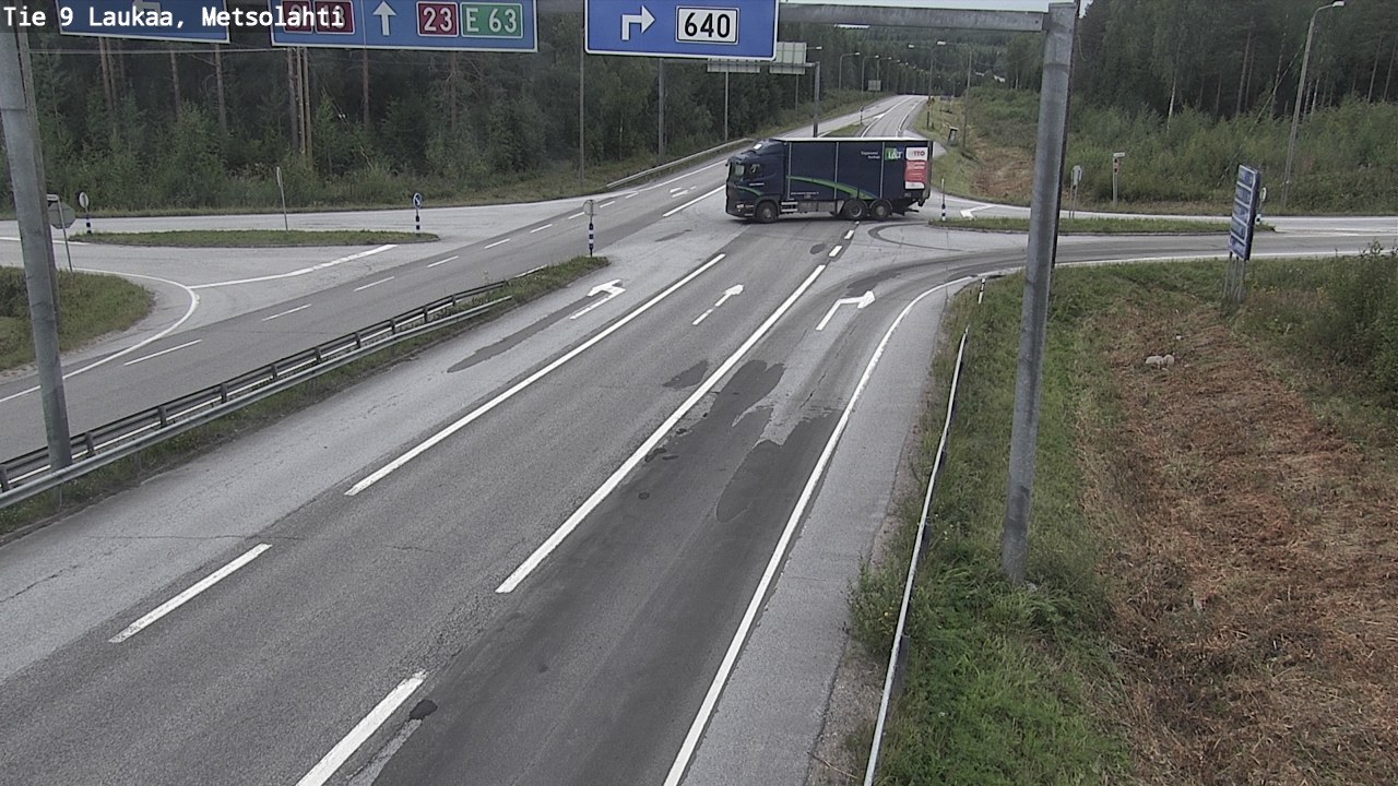 Weather Camera Image Road 9 Laukaa, Metsolahti, Laukaa, Keski-Suomi