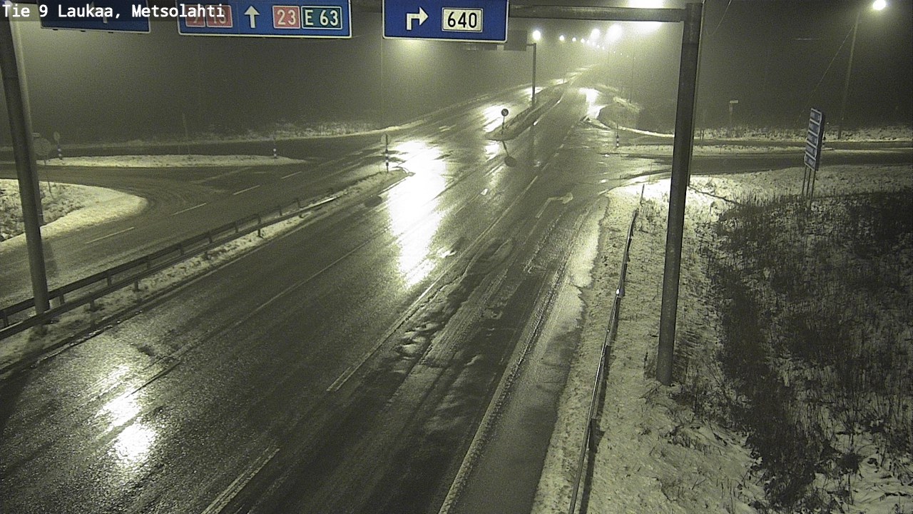 Weather Camera Image Väg 9 Laukaa, Metsolahti, Laukaa, Keski-Suomi