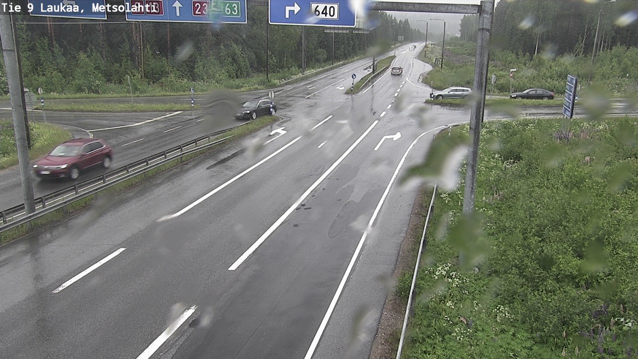 Weather Camera Image Road 9 Laukaa, Metsolahti, Laukaa, Keski-Suomi
