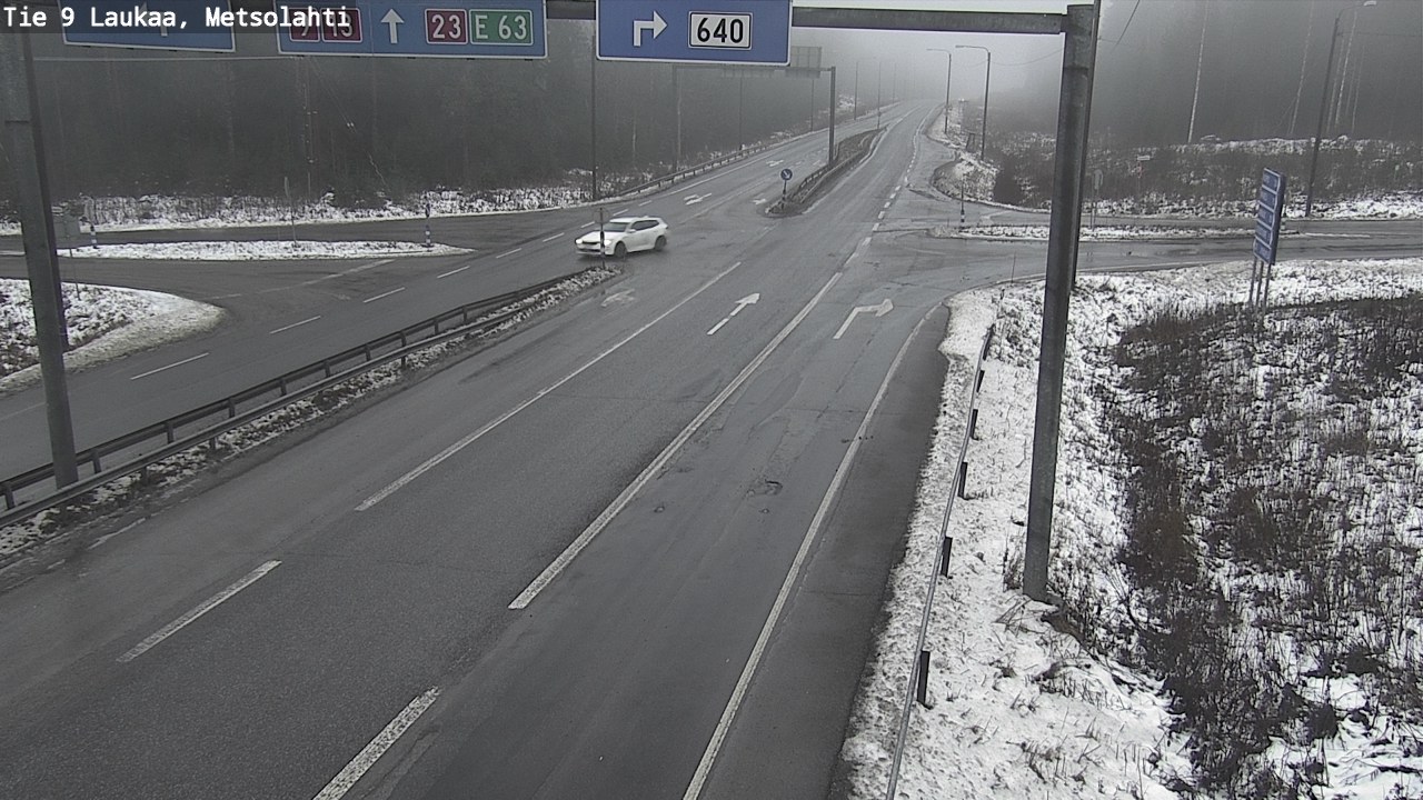 Weather Camera Image Väg 9 Laukaa, Metsolahti, Laukaa, Keski-Suomi