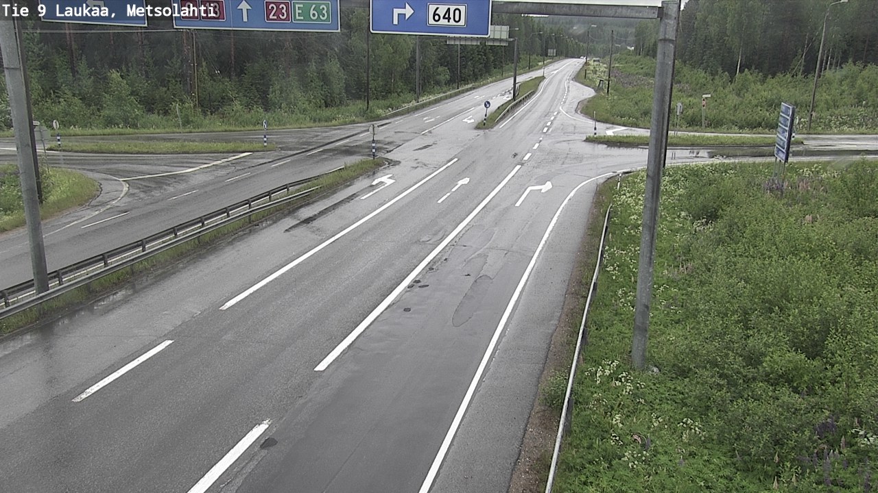Weather Camera Image Road 9 Laukaa, Metsolahti, Laukaa, Keski-Suomi