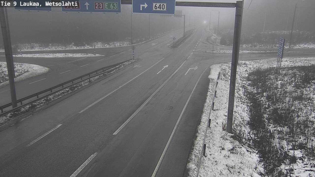 Weather Camera Image Väg 9 Laukaa, Metsolahti, Laukaa, Keski-Suomi