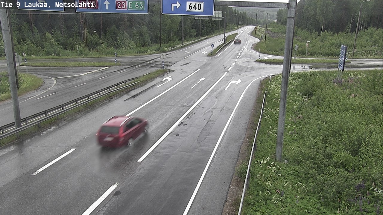 Weather Camera Image Road 9 Laukaa, Metsolahti, Laukaa, Keski-Suomi