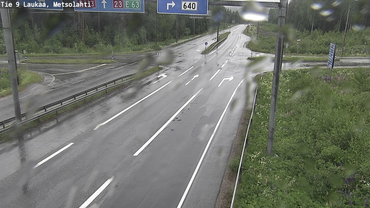 Weather Camera Image Road 9 Laukaa, Metsolahti, Laukaa, Keski-Suomi