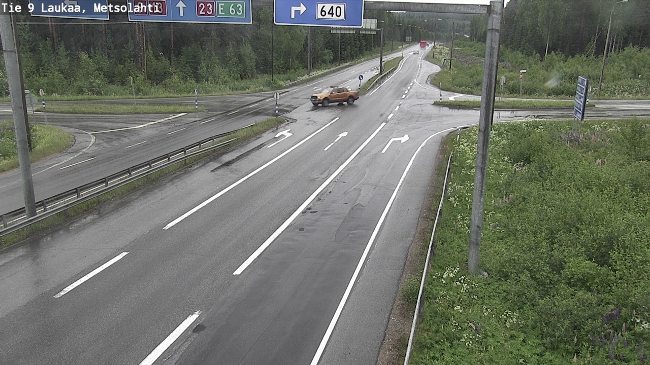 Weather Camera Image Road 9 Laukaa, Metsolahti, Laukaa, Keski-Suomi