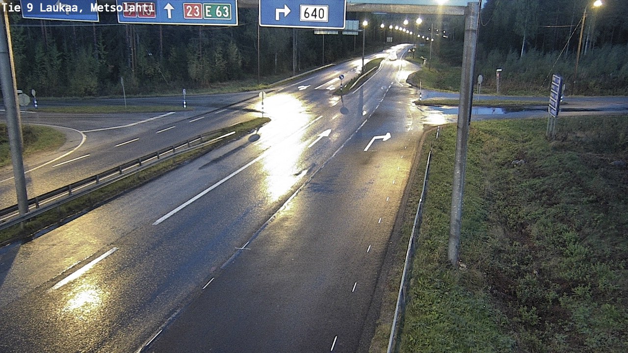 Weather Camera Image Road 9 Laukaa, Metsolahti, Laukaa, Keski-Suomi