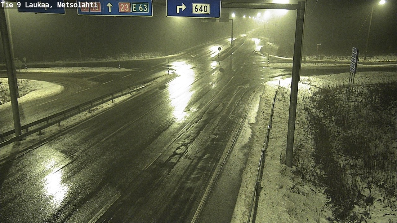 Weather Camera Image Väg 9 Laukaa, Metsolahti, Laukaa, Keski-Suomi