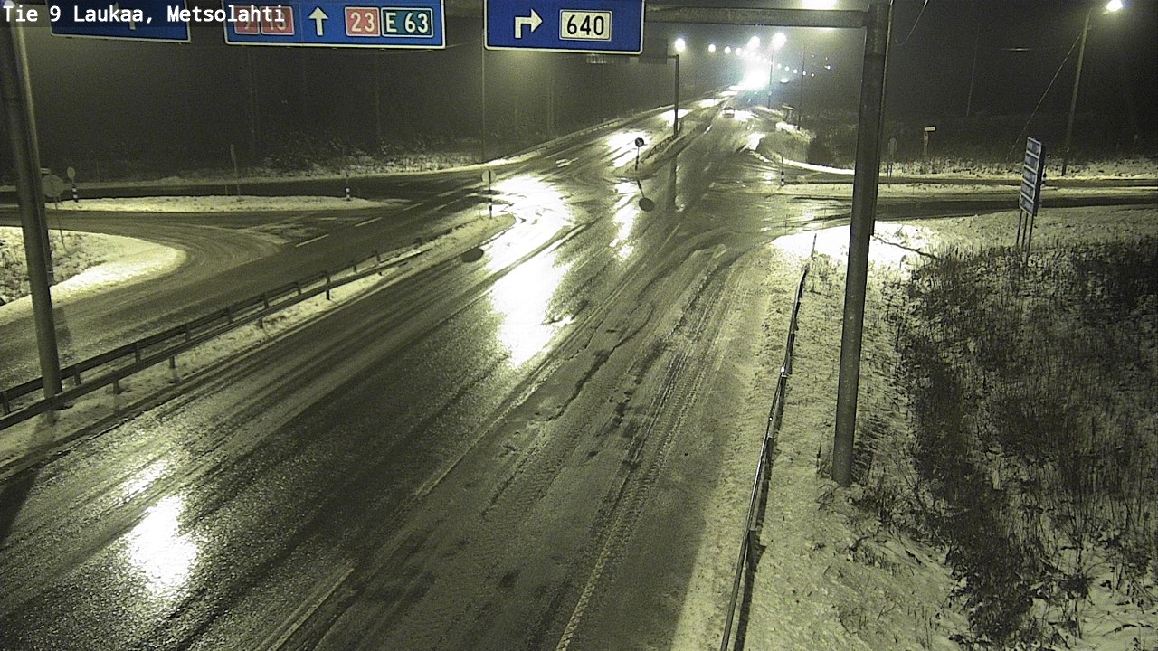 Weather Camera Image Väg 9 Laukaa, Metsolahti, Laukaa, Keski-Suomi