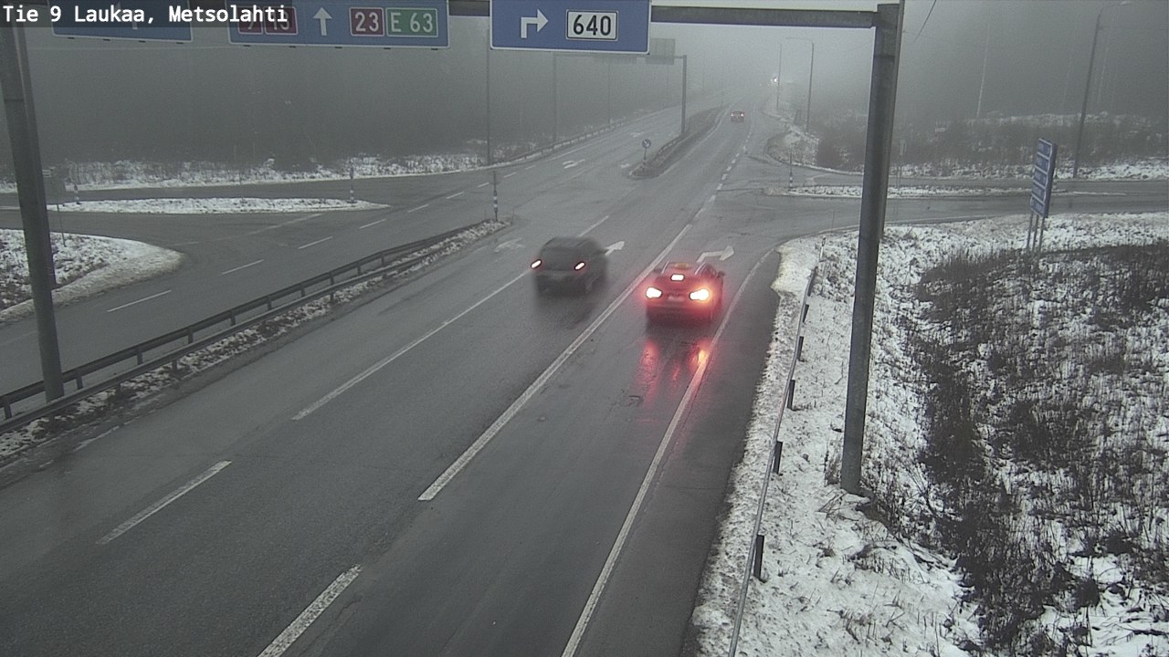 Weather Camera Image Väg 9 Laukaa, Metsolahti, Laukaa, Keski-Suomi