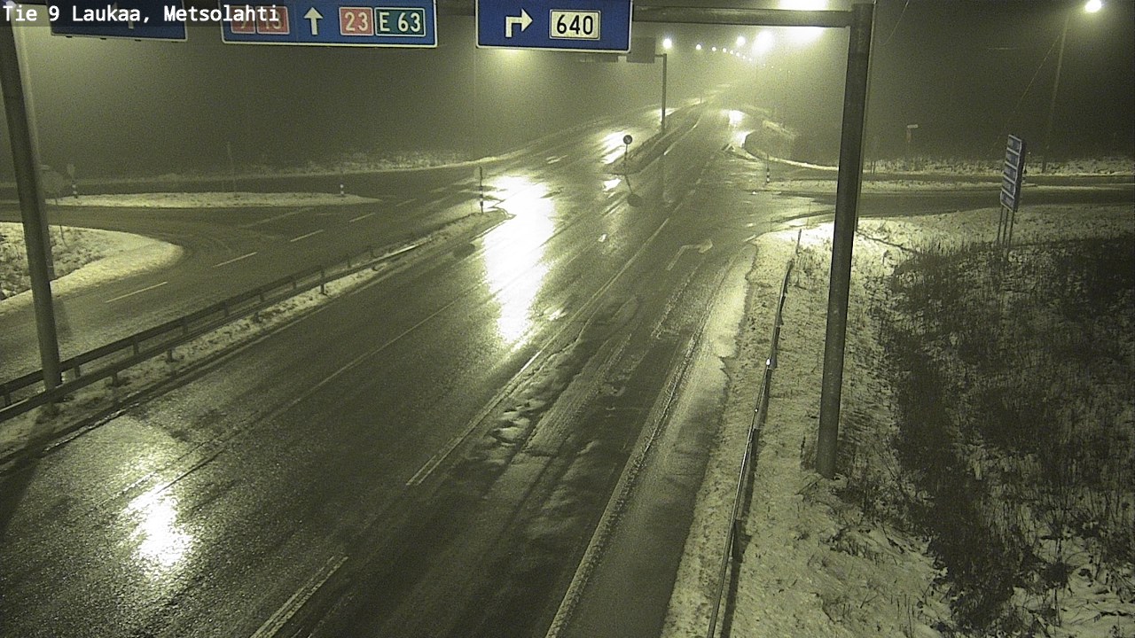 Weather Camera Image Väg 9 Laukaa, Metsolahti, Laukaa, Keski-Suomi