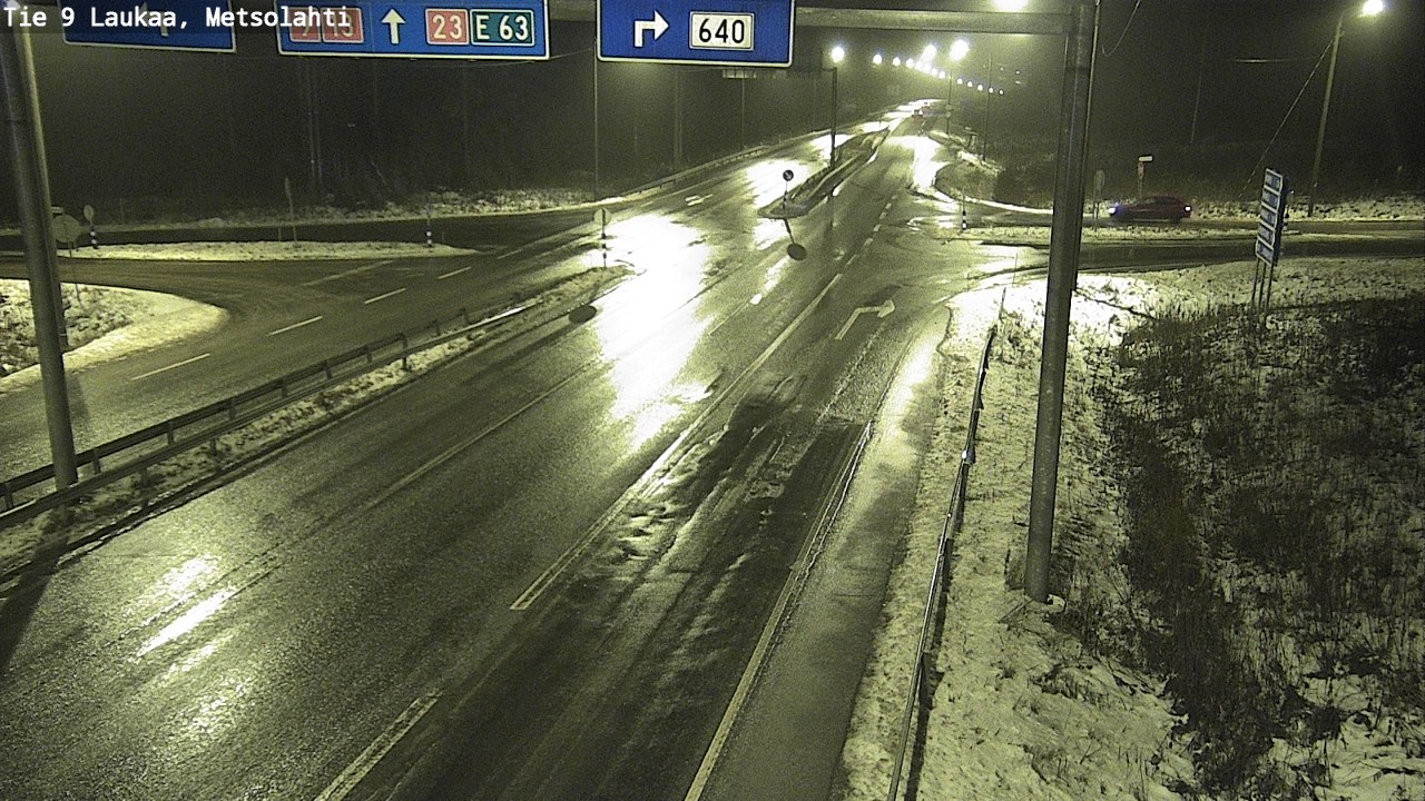 Weather Camera Image Väg 9 Laukaa, Metsolahti, Laukaa, Keski-Suomi