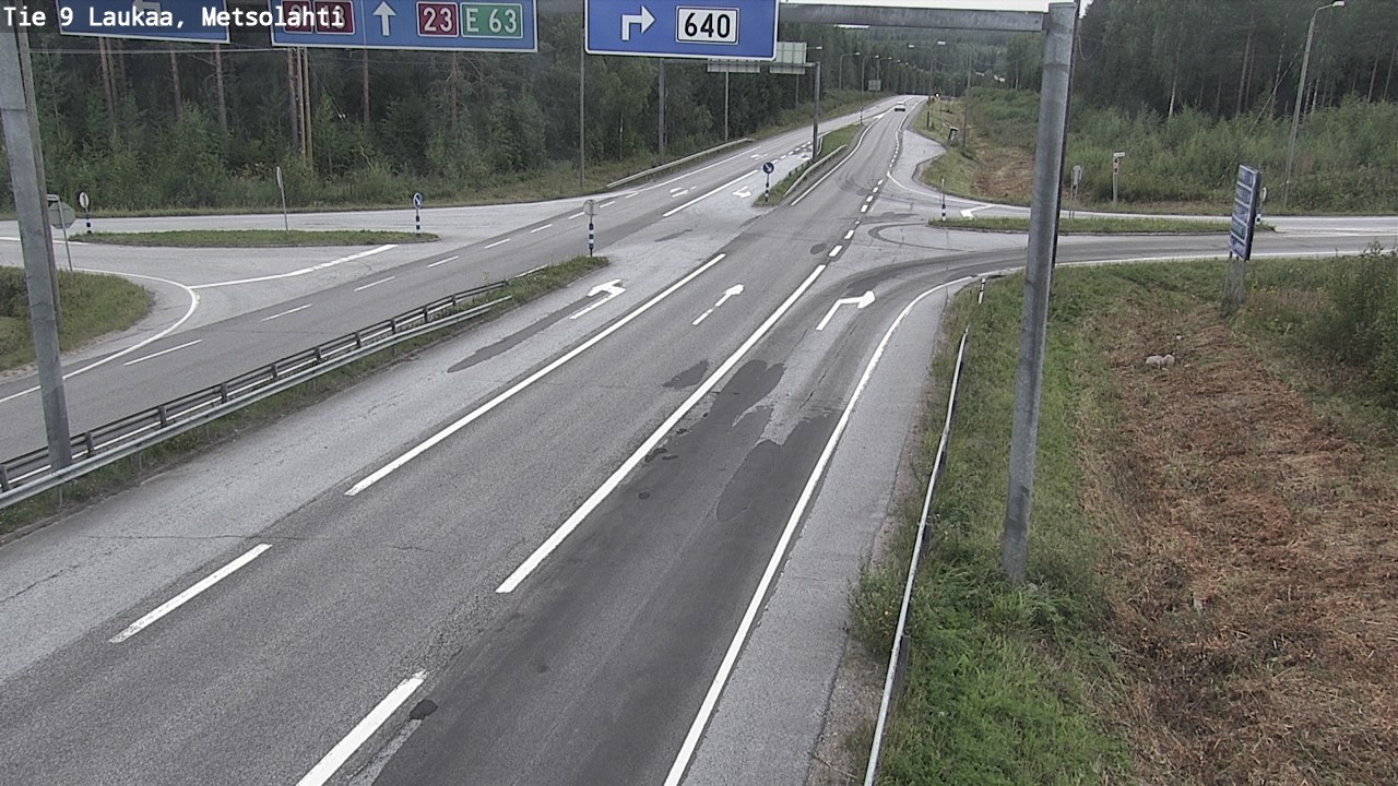 Weather Camera Image Road 9 Laukaa, Metsolahti, Laukaa, Keski-Suomi
