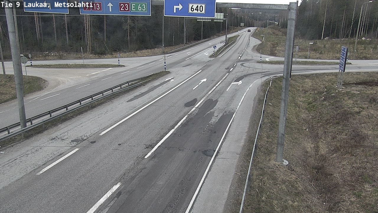 Weather Camera Image Road 9 Laukaa, Metsolahti, Laukaa, Keski-Suomi