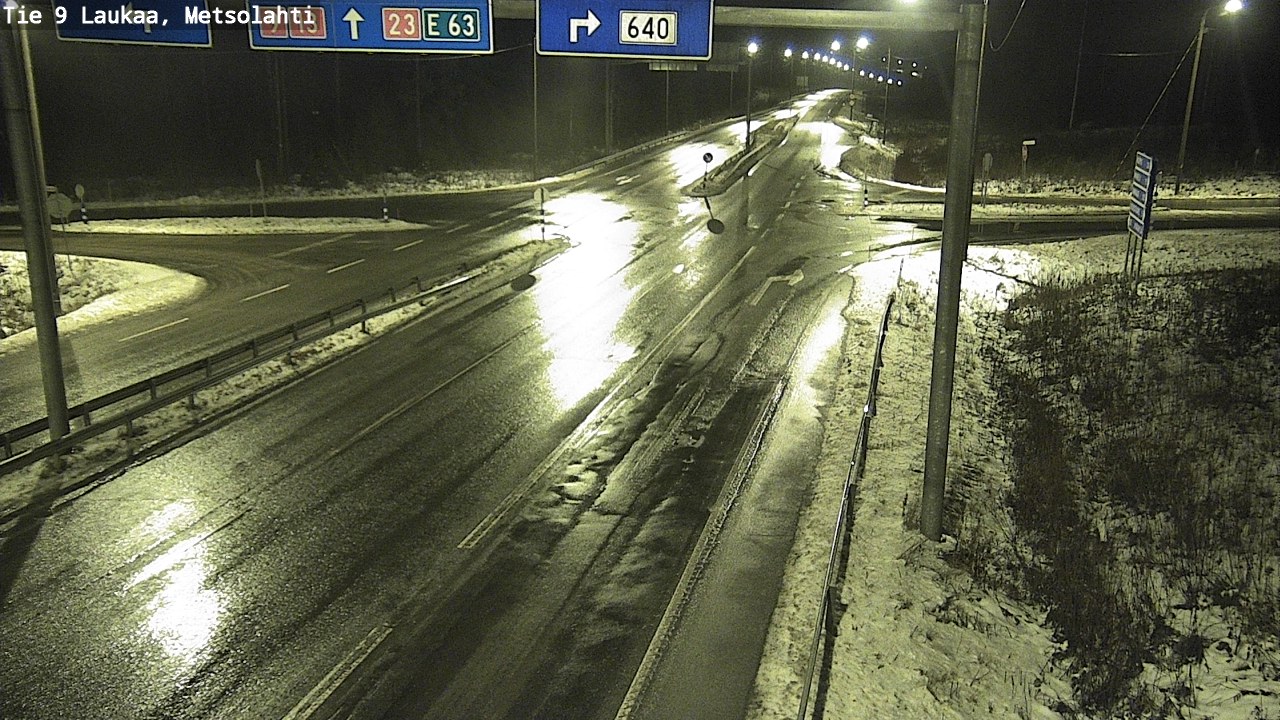 Weather Camera Image Väg 9 Laukaa, Metsolahti, Laukaa, Keski-Suomi