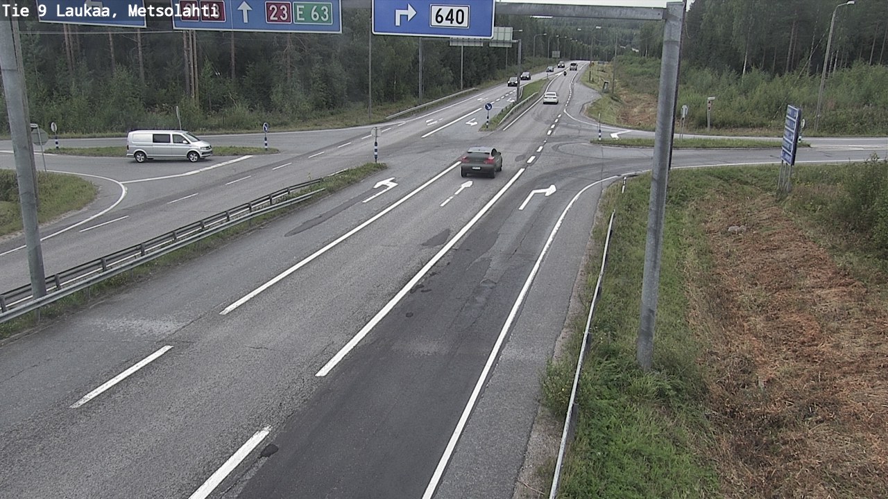 Weather Camera Image Road 9 Laukaa, Metsolahti, Laukaa, Keski-Suomi