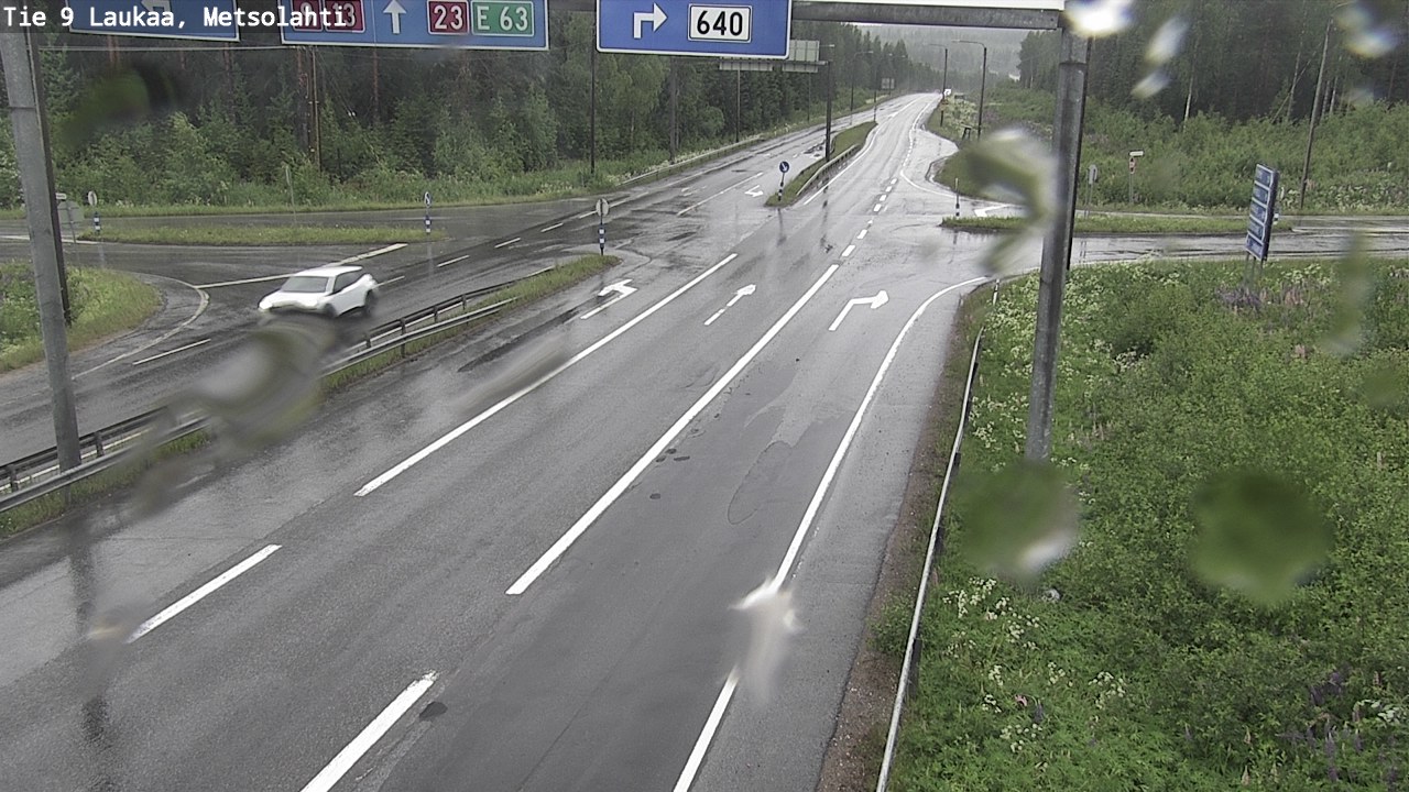 Weather Camera Image Road 9 Laukaa, Metsolahti, Laukaa, Keski-Suomi