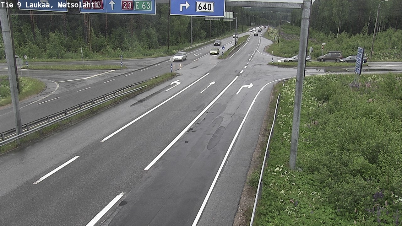 Weather Camera Image Road 9 Laukaa, Metsolahti, Laukaa, Keski-Suomi
