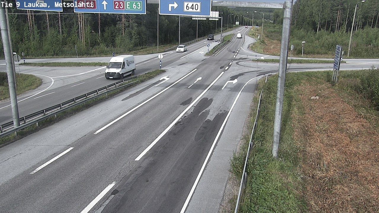 Weather Camera Image Road 9 Laukaa, Metsolahti, Laukaa, Keski-Suomi