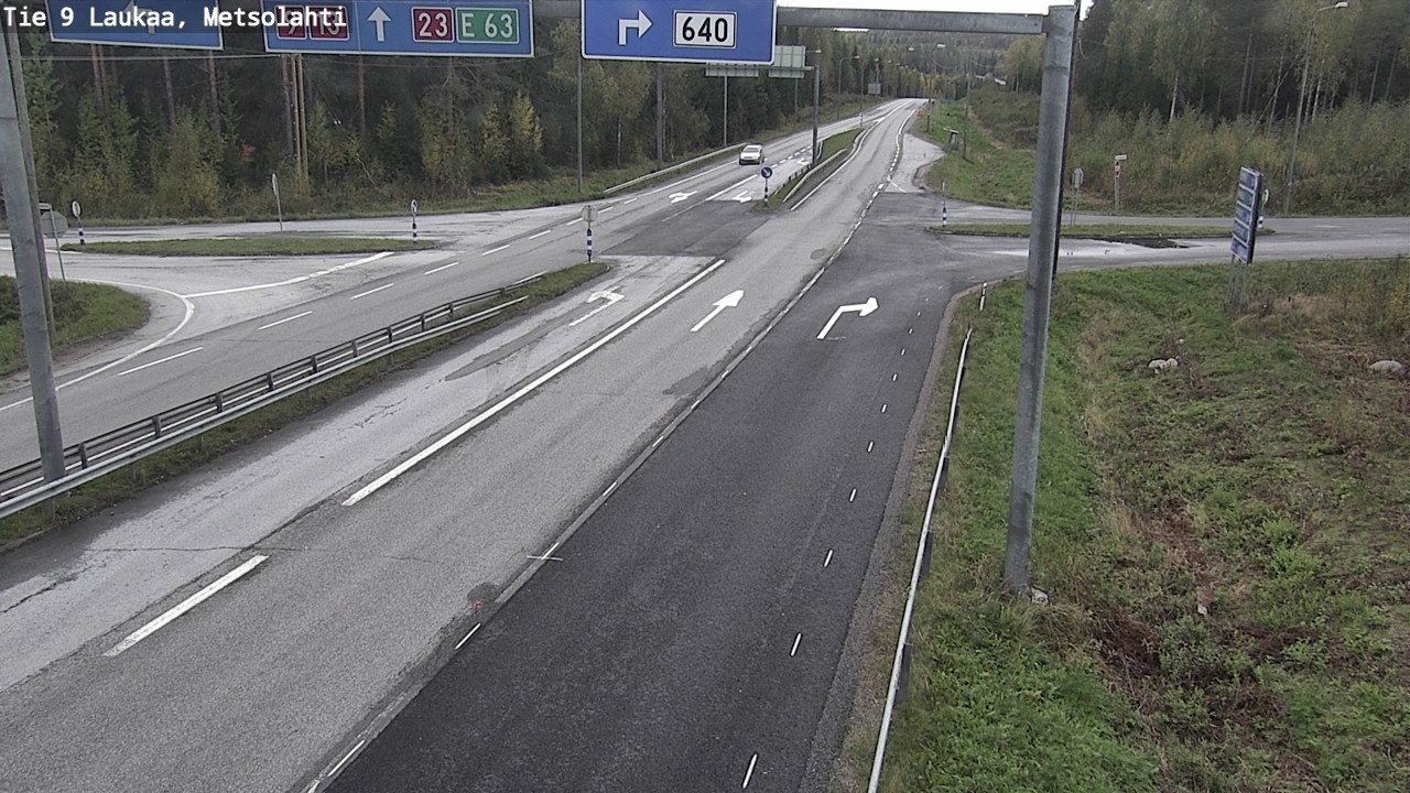 Weather Camera Image Road 9 Laukaa, Metsolahti, Laukaa, Keski-Suomi