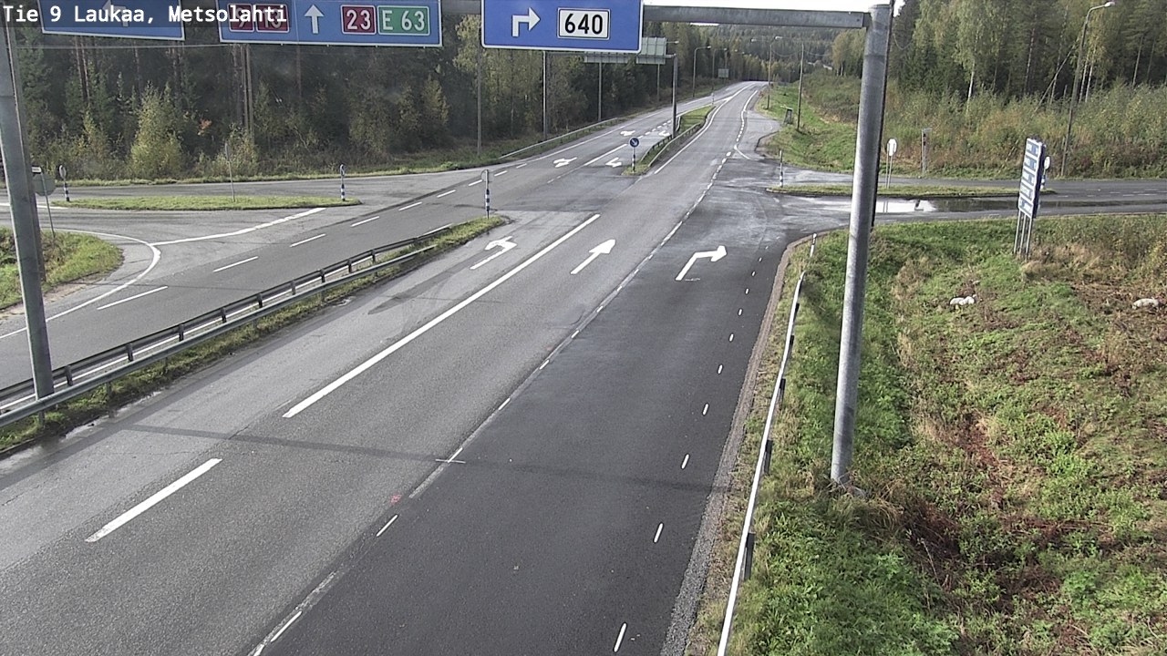 Weather Camera Image Road 9 Laukaa, Metsolahti, Laukaa, Keski-Suomi