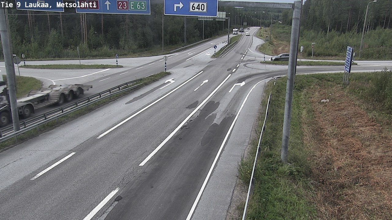 Weather Camera Image Road 9 Laukaa, Metsolahti, Laukaa, Keski-Suomi