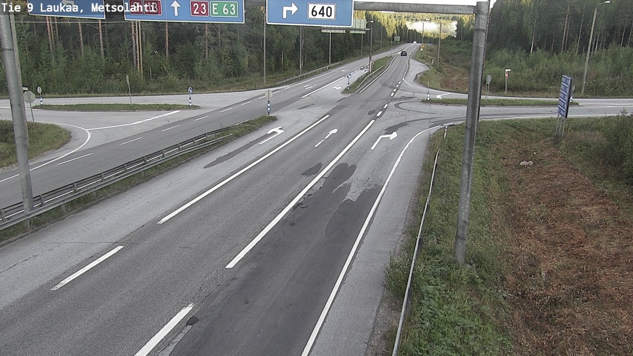 Weather Camera Image Road 9 Laukaa, Metsolahti, Laukaa, Keski-Suomi