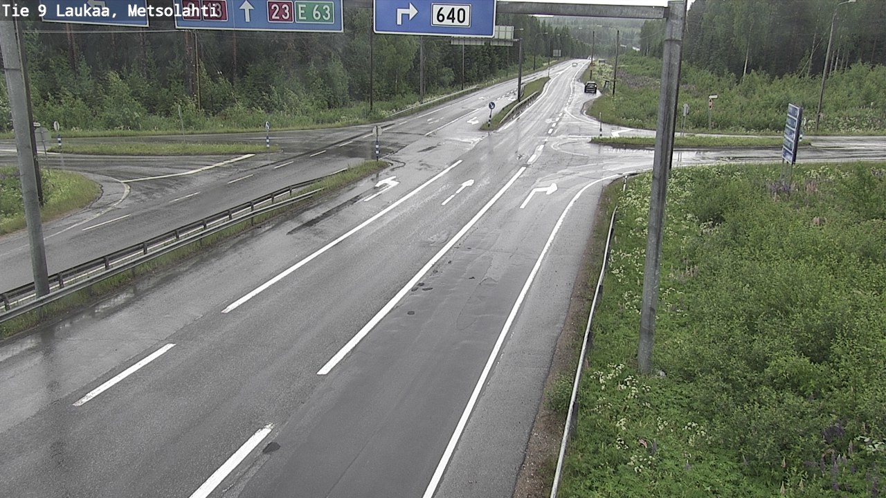 Weather Camera Image Road 9 Laukaa, Metsolahti, Laukaa, Keski-Suomi